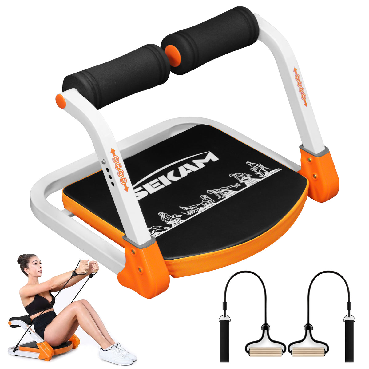 3-Level Adjustable Resistance Core Ab Trainer