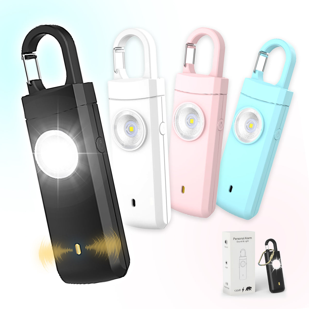 Black Alarm | Blue siren | Alarm-Pink | Alarm-White