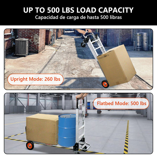 Folding trolley | Silver & Orange & Black | Sekamtools