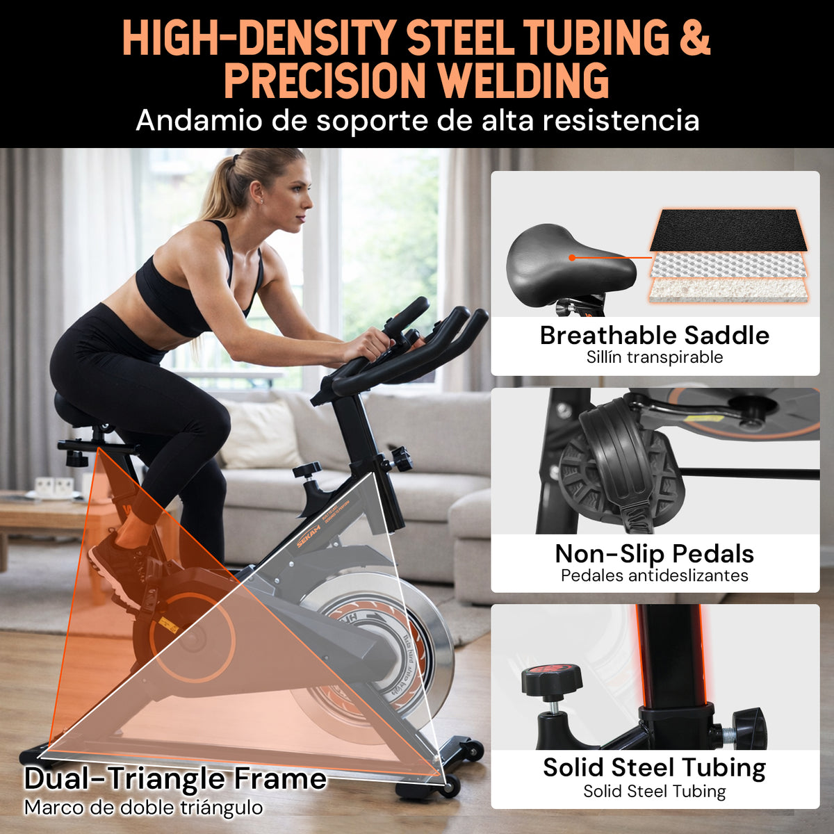 Exercise Bike Stationary for Home Indoor