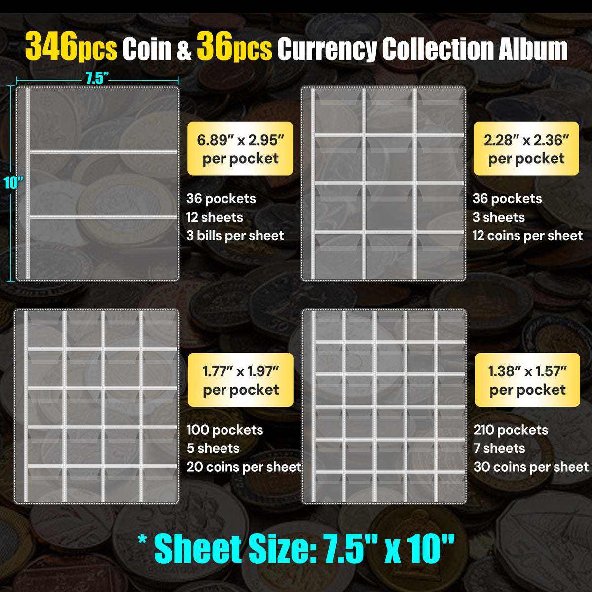 Fireproof Coin Collection Book | Rolowaysafe