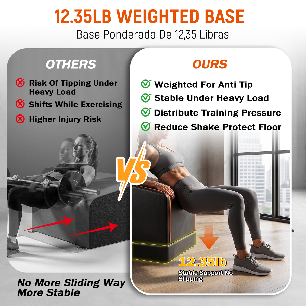 Hip Thrust Box for Glute Training