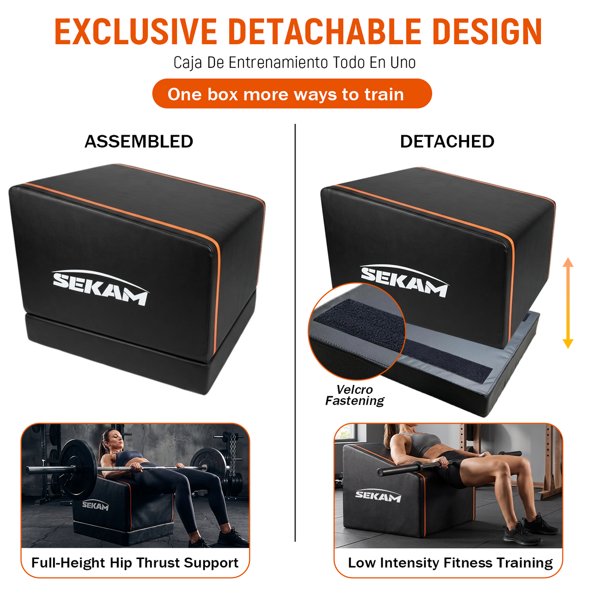 Hip Thrust Box for Glute Training