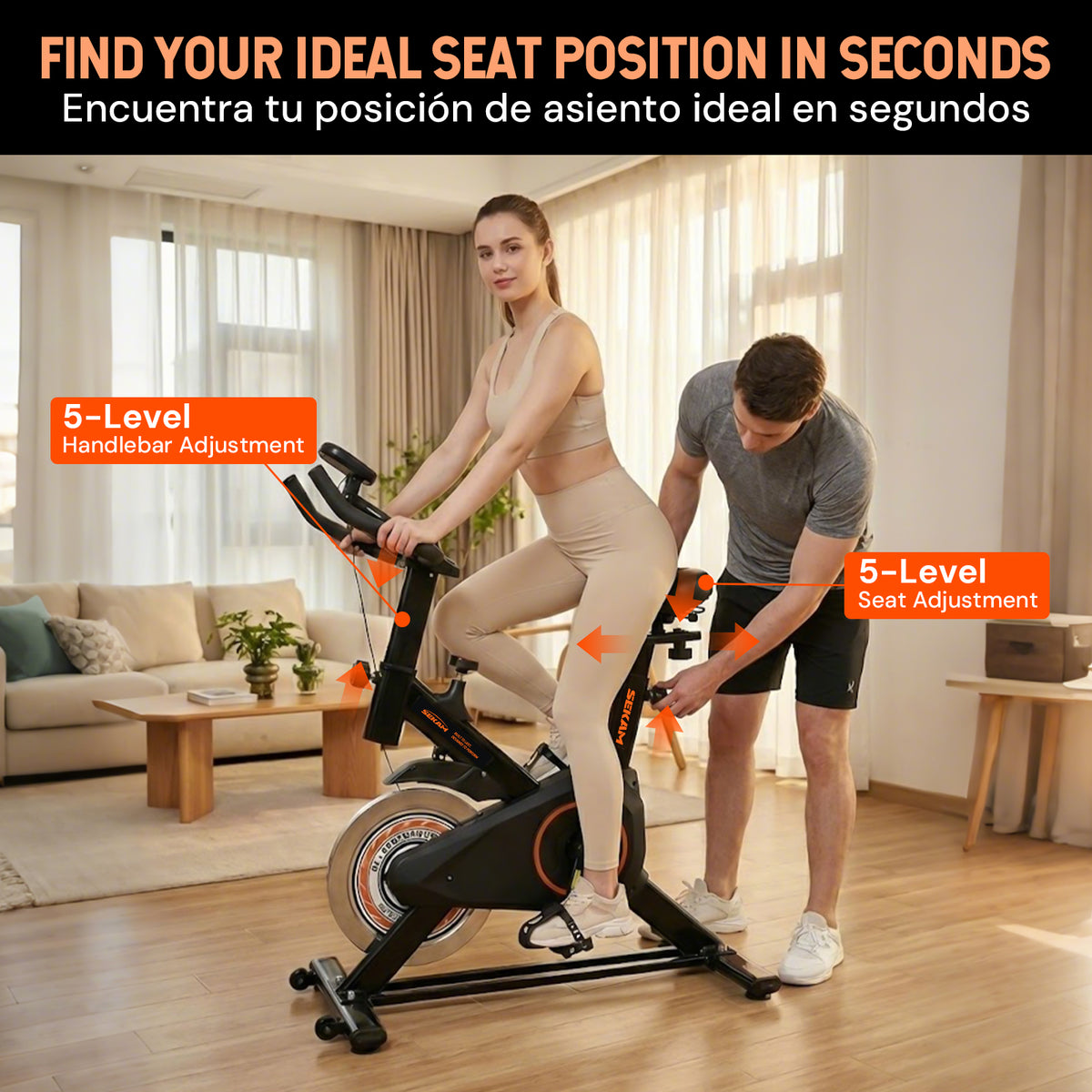 Exercise Bike Stationary for Home Indoor