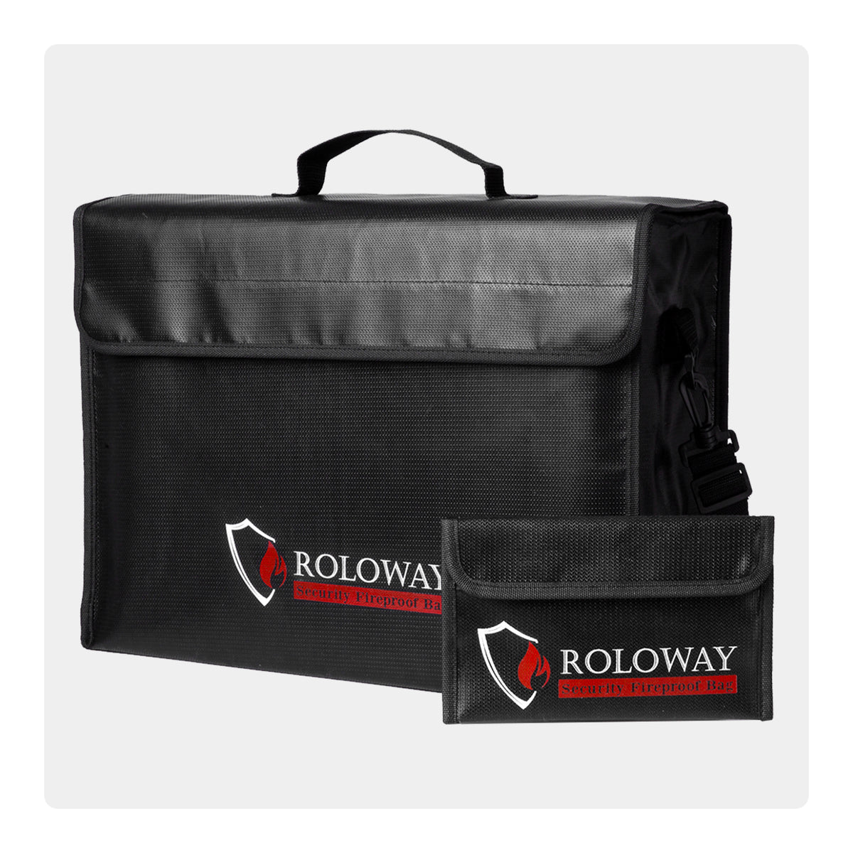 Large Fireproof Bag for Documents and Valuables Storage | Rolowaysafe