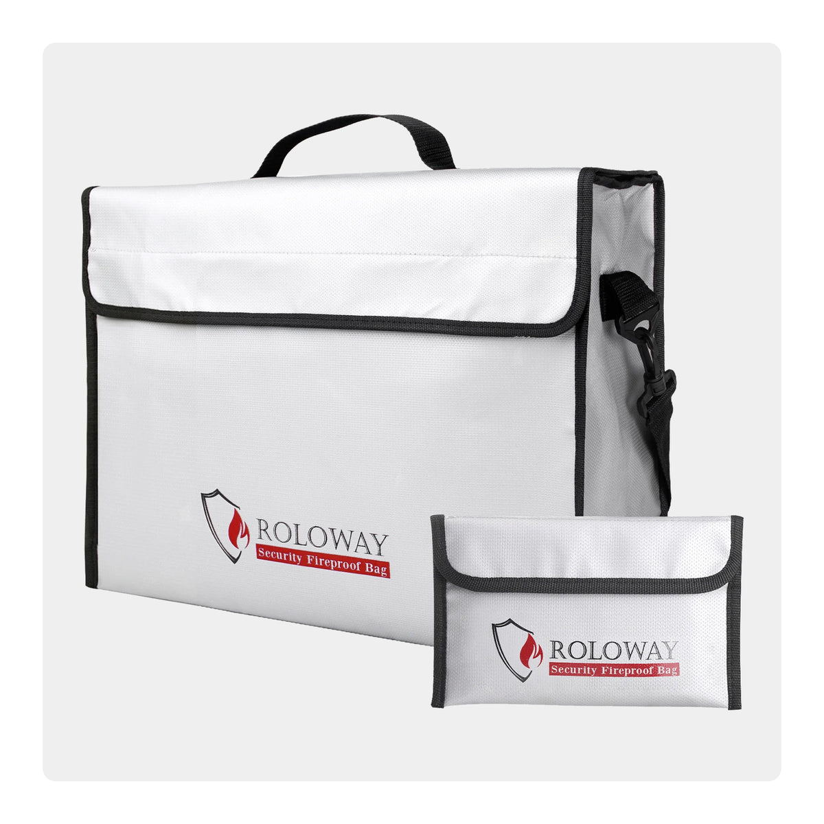 Large Fireproof Bag for Documents and Valuables Storage | Rolowaysafe