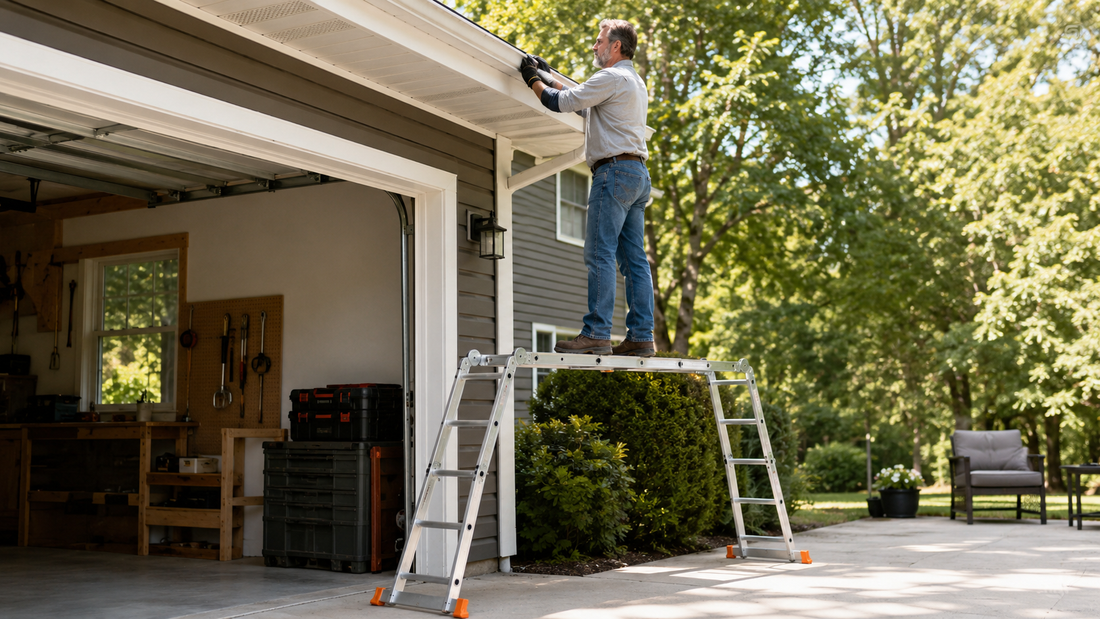From Garage to Backyard: One Ladder for More Everyday Tasks