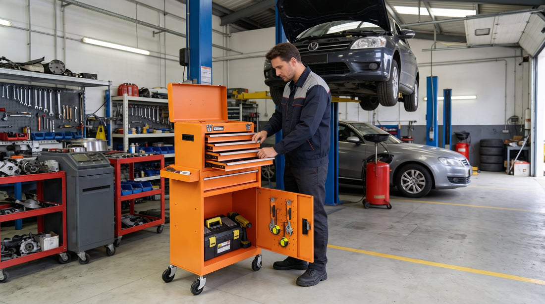 How to Organize a Rolling Tool Cart for Everyday Garage Jobs