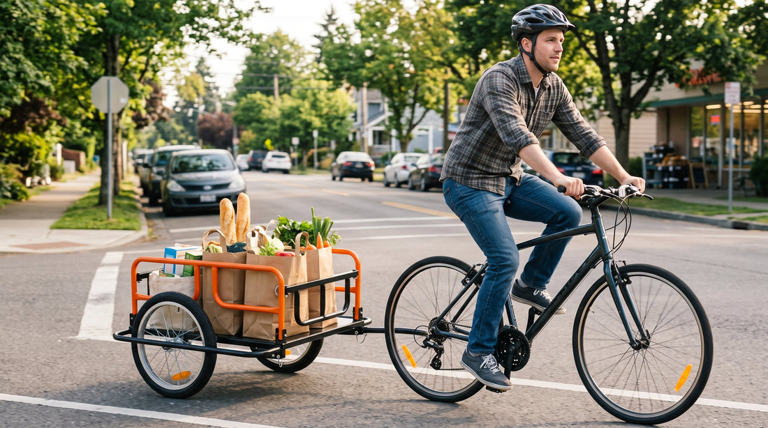Bike Cargo Trailer vs. Panniers: Which Is Better for Groceries and Errands?