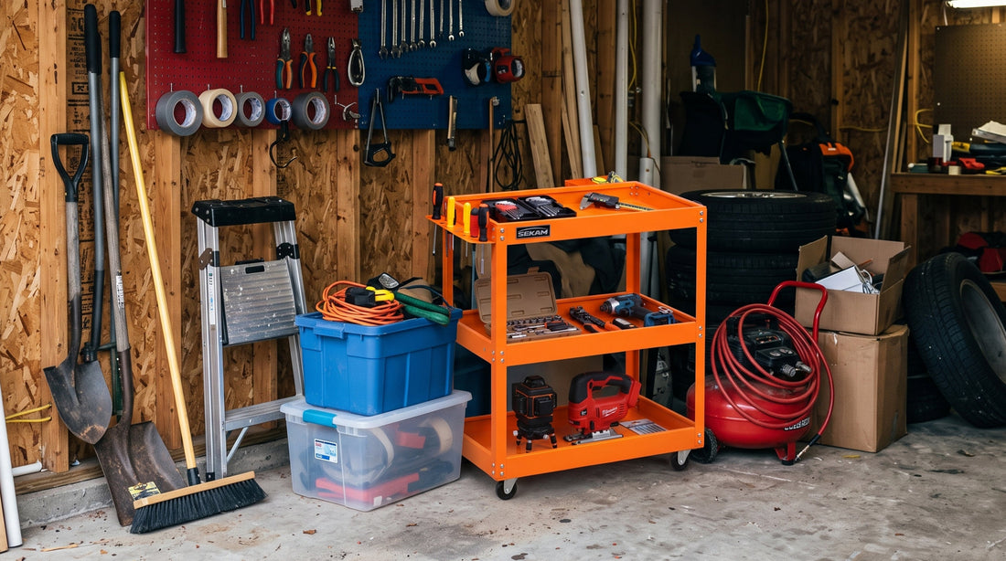 Will a Rolling Tool Cart Fit Your Small Garage? A Measuring Guide