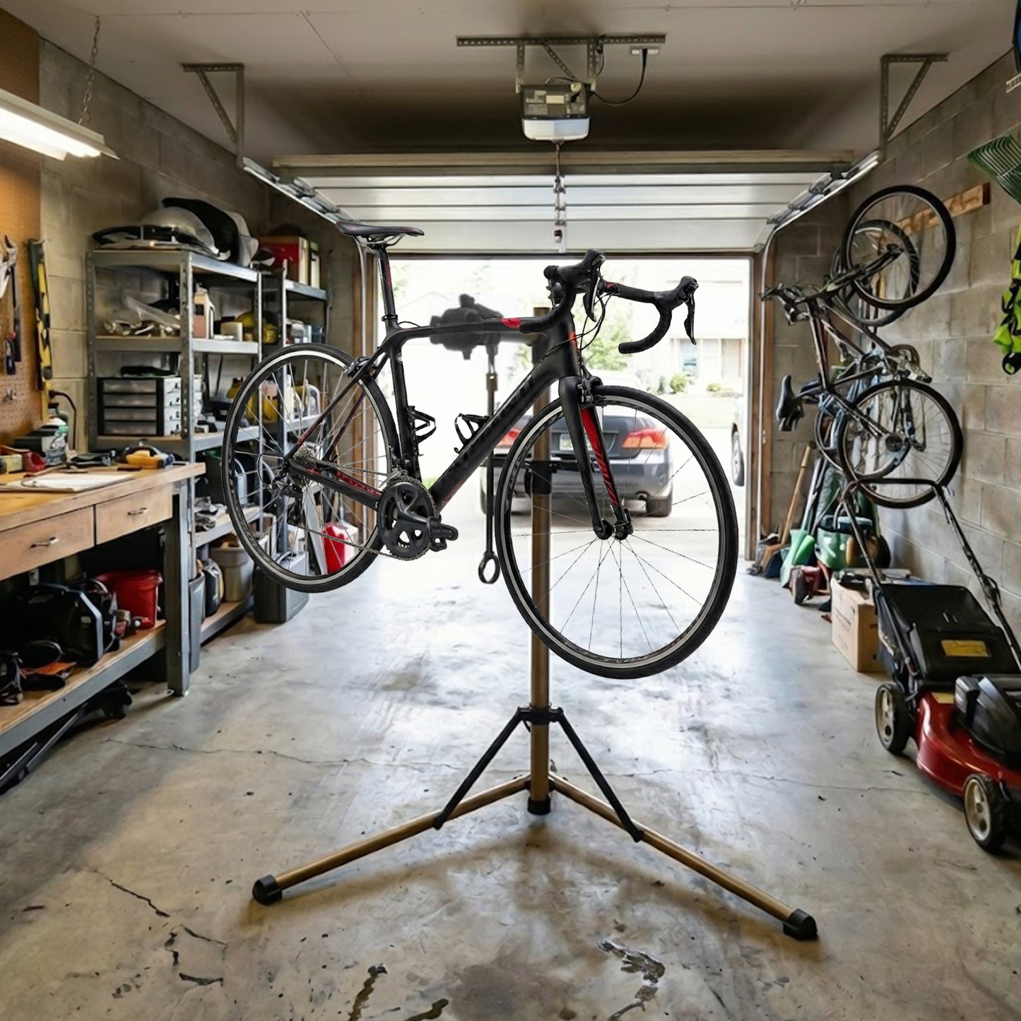 Bicycle repair stand | Champagne gold | Sekamtools