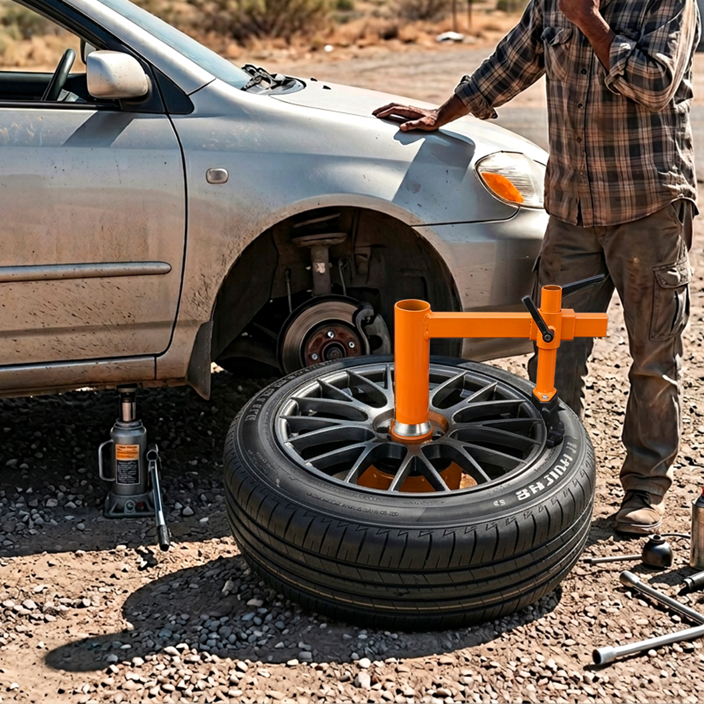 Manual Tire Changer | Orange | Sekamtools