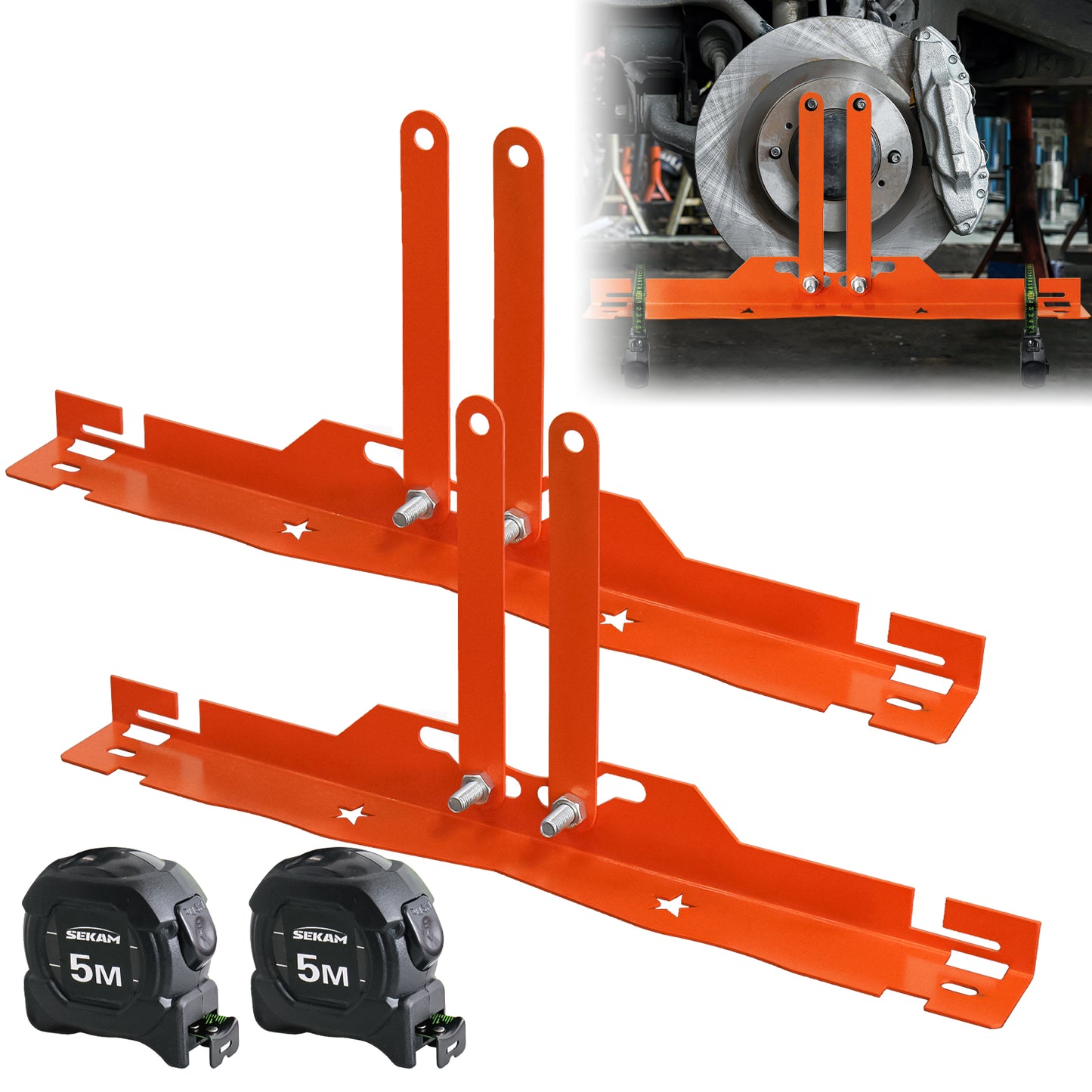 Tire Alignment Tool | Black & Orange | Sekamtools