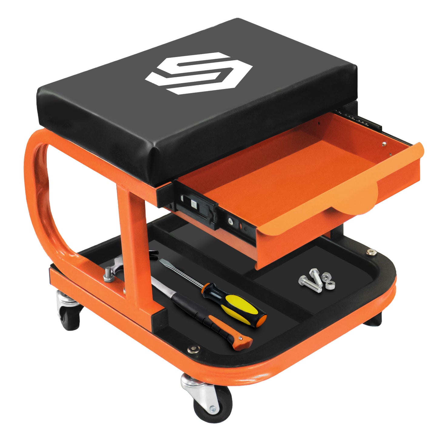 Tool Stool | Black & Orange | Sekamtools