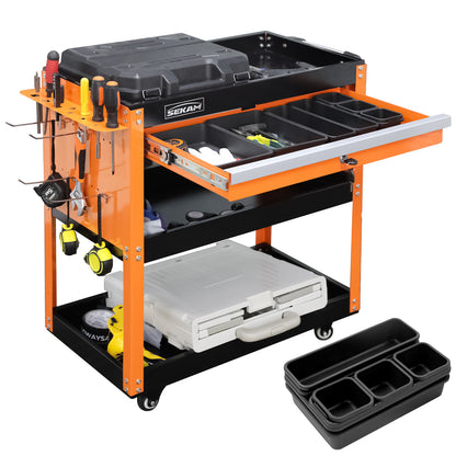 5-Drawer Tool Cart | Orange | Sekamtools