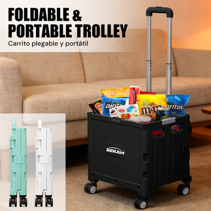 Portable Rolling Bike Crate | Green & Black & Grey | Sekamtools