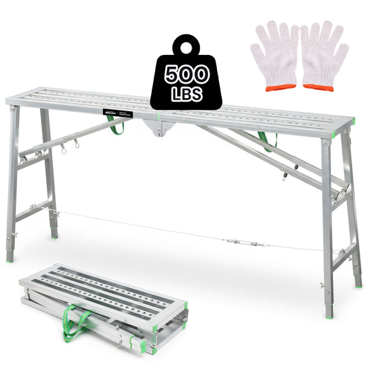 Portable steel ladder | Silver & Orange | Sekamtools