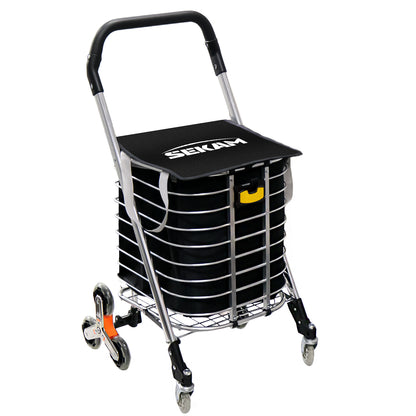 Foldable shopping cart | Black | Sekamtools