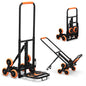 S-8 Wheel Folding Stair Climbing Cart | Orange & Black | Sekamtools