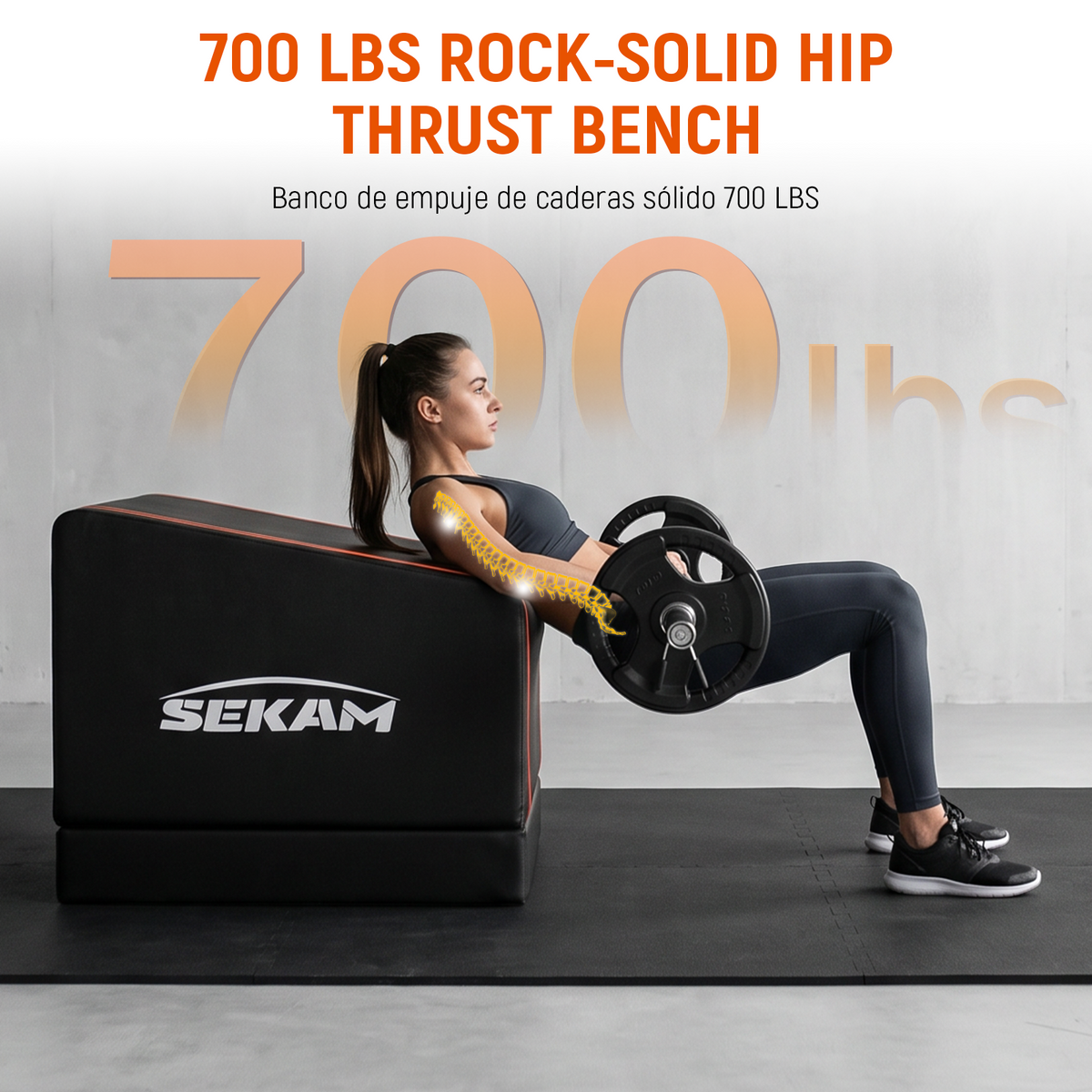 Hip Thrust Box for Glute Training