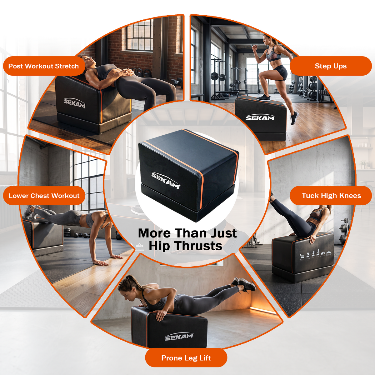 Hip Thrust Box for Glute Training
