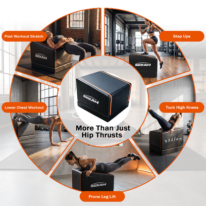 Hip Thrust Box for Glute Training