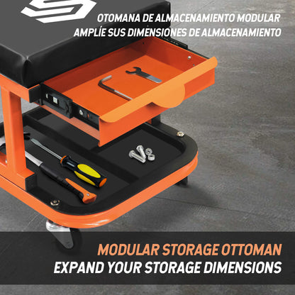 Tool Stool | Black & Orange | Sekamtools
