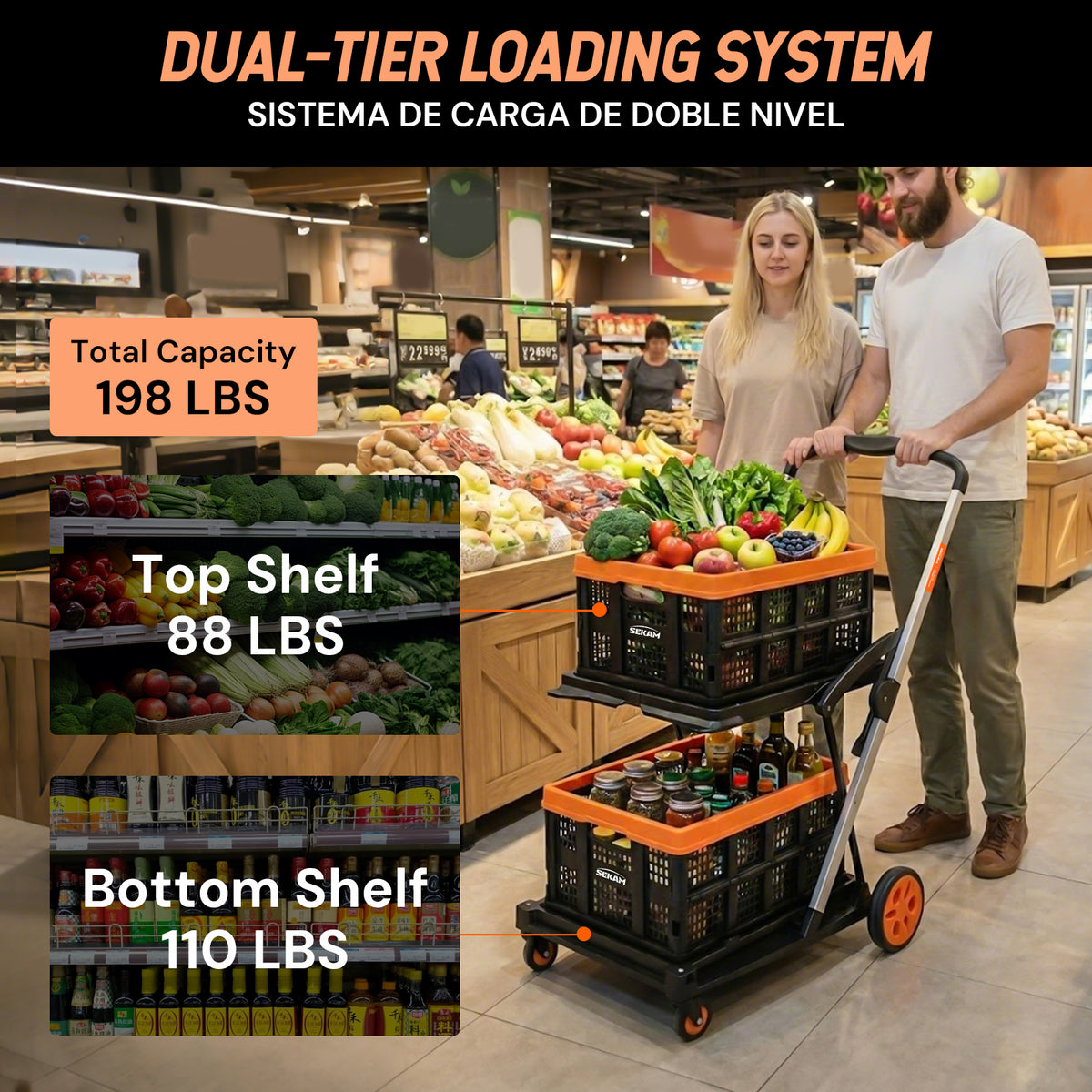 Foldable Storage Cart