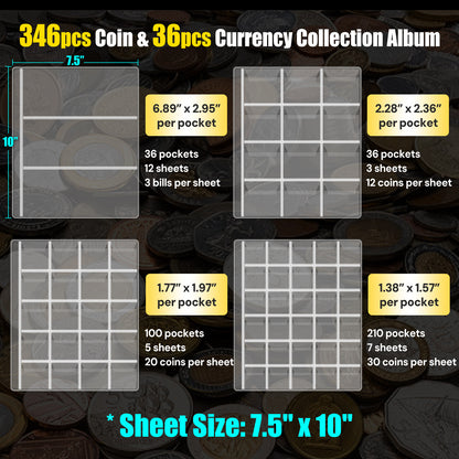Fireproof Coin Collection Book | Rolowaysafe