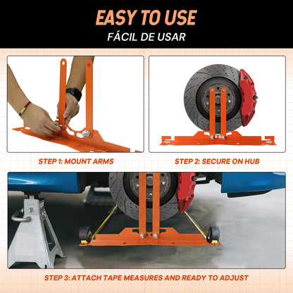 Tire Alignment Tool | Black & Orange | Sekamtools