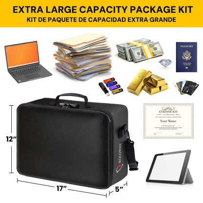 MutilayerFireproof Document Bag with Lock | Rolowaysafe