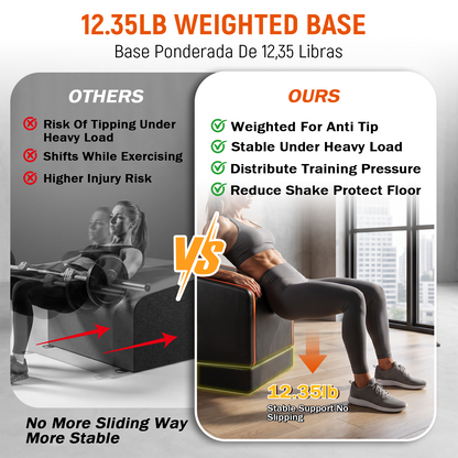 Hip Thrust Box for Glute Training