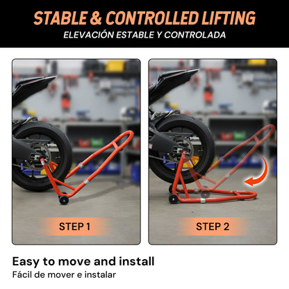 Motorcycle rear wheel bracket | Orange | Sekamtools
