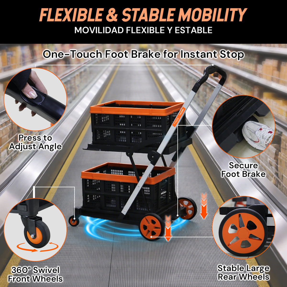 Foldable Storage Cart