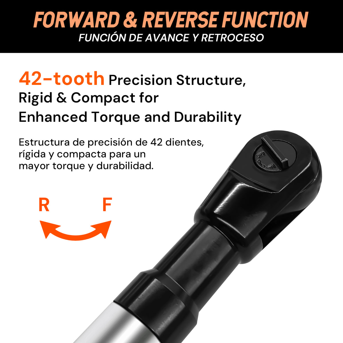 Multi-Function Extended Ratchet Socket Wrench