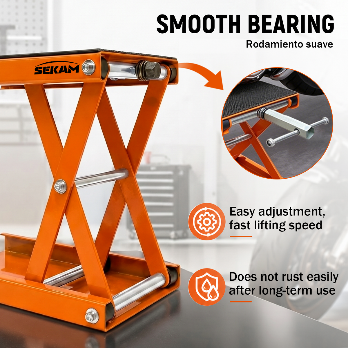 1200 LBS Motorcycle Lift Scissor Jack