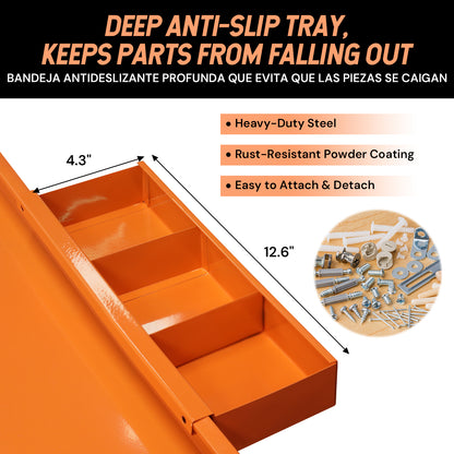 5-Drawer Tool Cart | Orange | Sekamtools