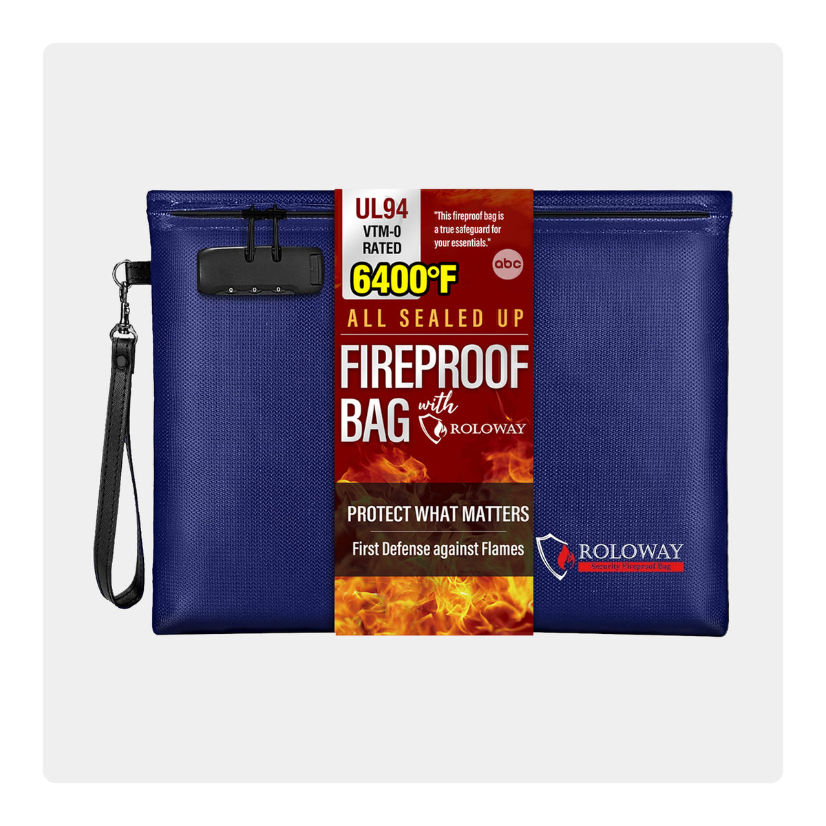 All Sealed Up Fireproof Cluctch 6400°F