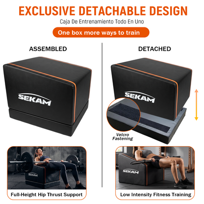 Hip Thrust Box for Glute Training