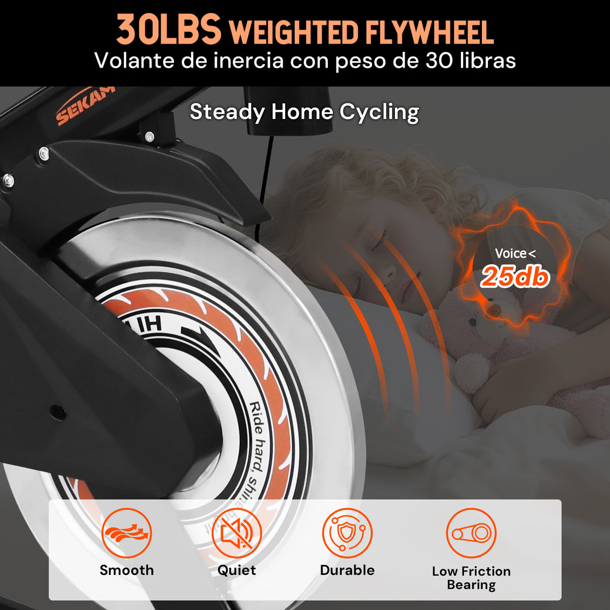 Exercise Bike Stationary for Home Indoor