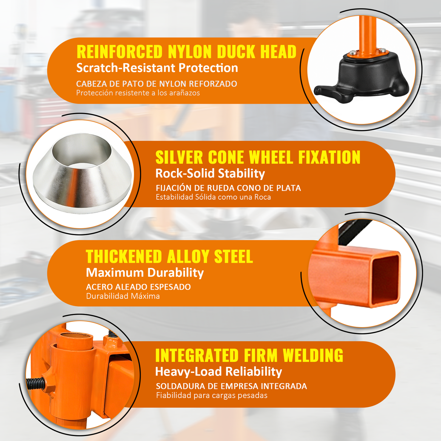 Manual Tire Changer | Orange | Sekamtools