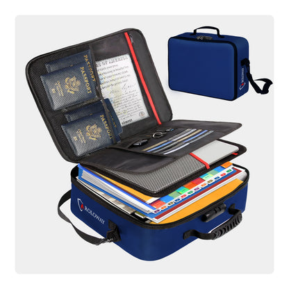 MutilayerFireproof Document Bag with Lock | Rolowaysafe