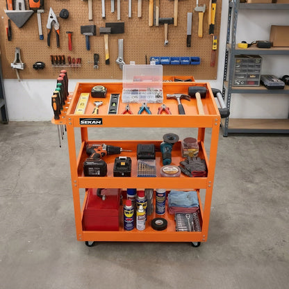 5-Drawer Tool Cart | Orange | Sekamtools