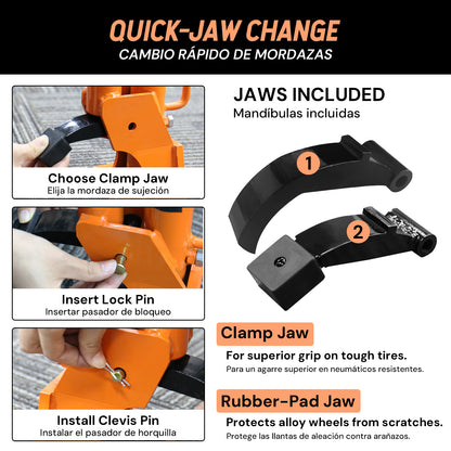 Tire Bead Separator | Black & Orange | Sekamtools