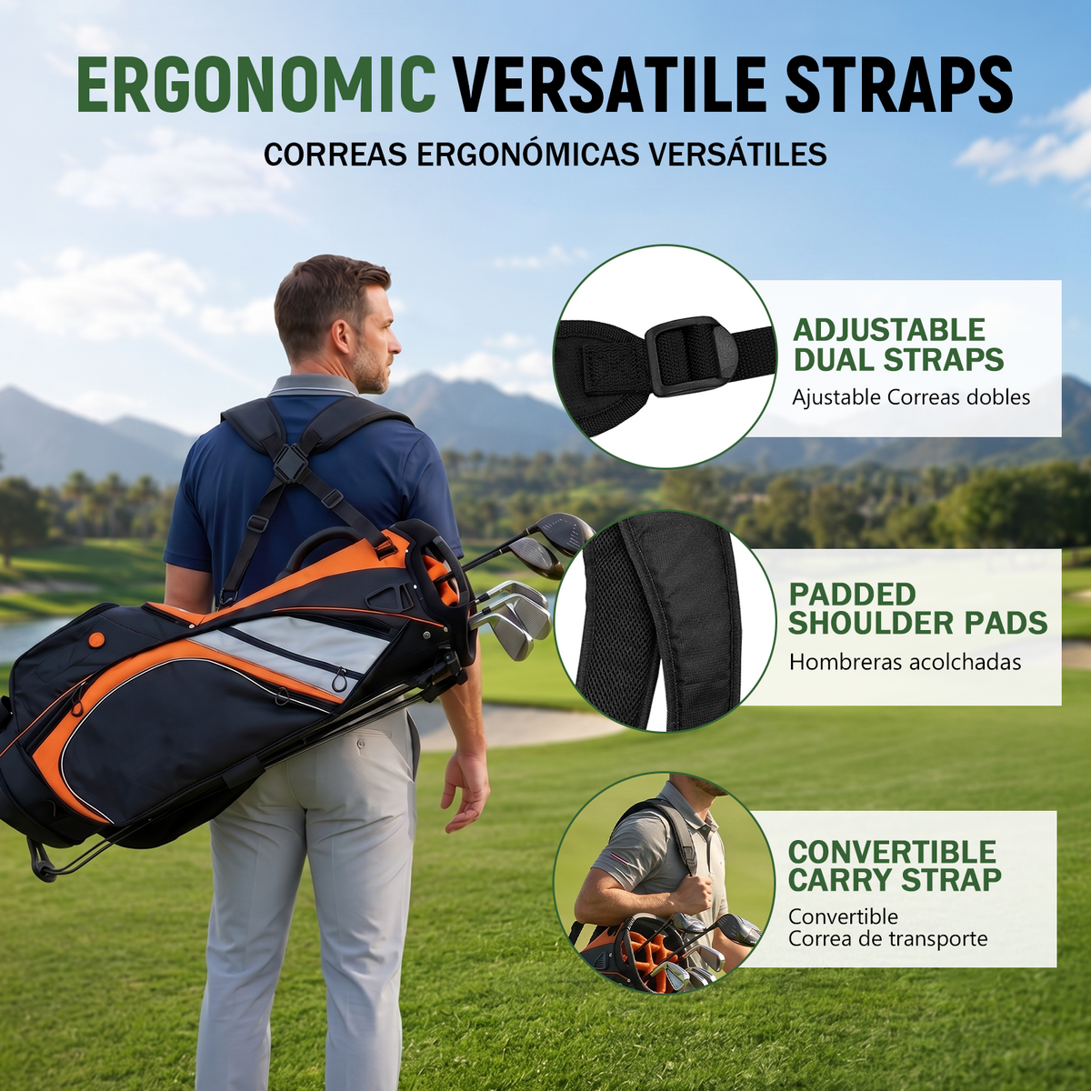 High-Performance Golf Stand Bag