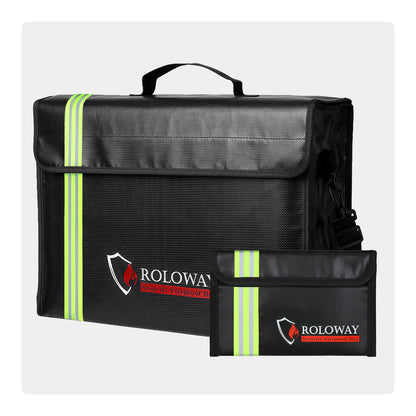 Large Fireproof Bag for Documents and Valuables Storage | Rolowaysafe