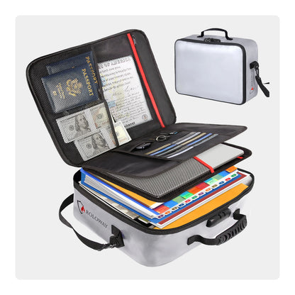 MutilayerFireproof Document Bag with Lock | Rolowaysafe