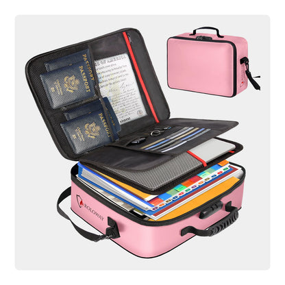 MutilayerFireproof Document Bag with Lock | Rolowaysafe