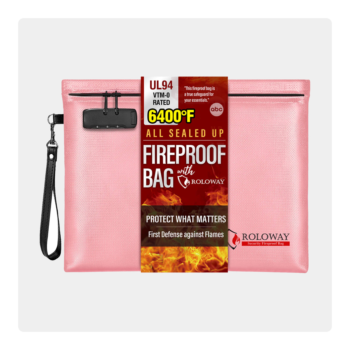 All Sealed Up Fireproof Cluctch 6400°F