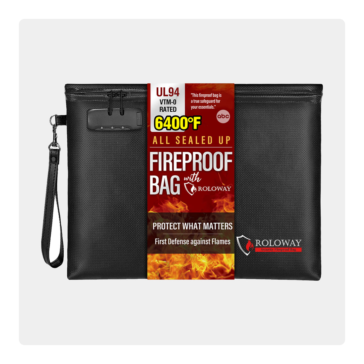All Sealed Up Fireproof Cluctch 6400°F